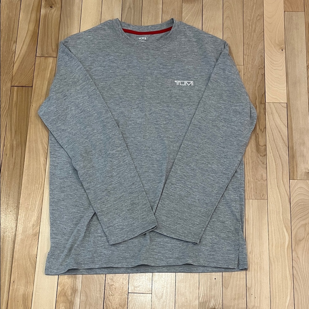 Tumi Gray Long Sleeve Men's Shirt